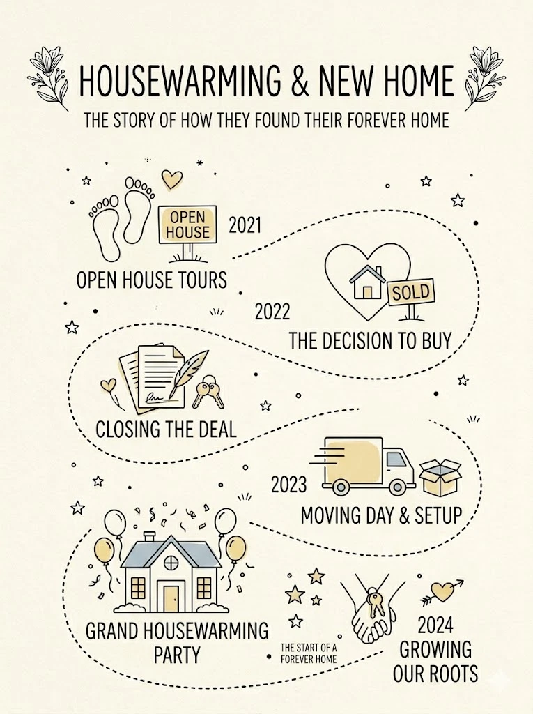 Housewarming gift — personalized where it all began map print
