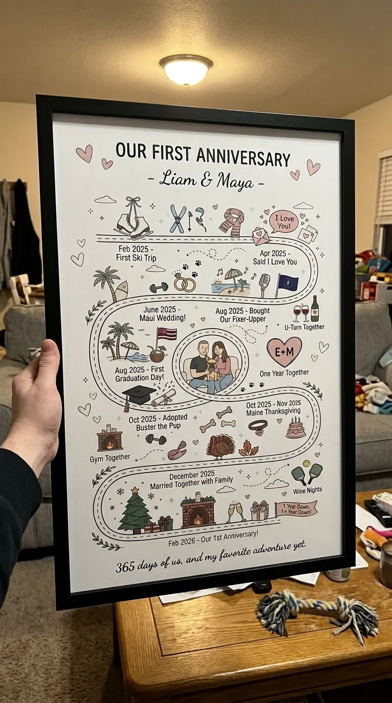 First Anniversary Map photo review