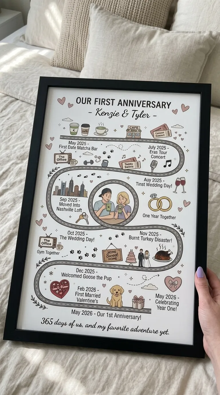 First Anniversary Map photo review