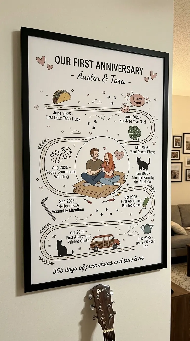 First Anniversary Map photo review