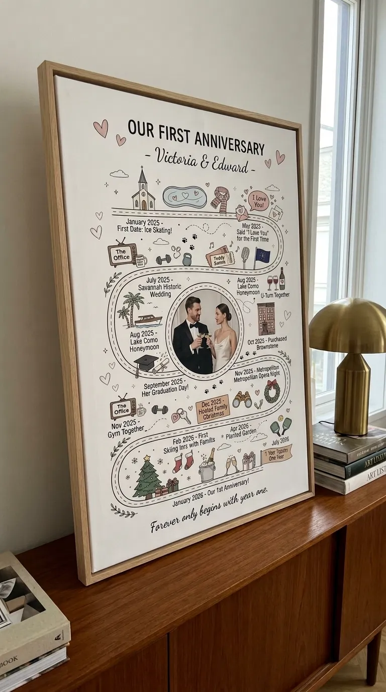 First Anniversary Map photo review