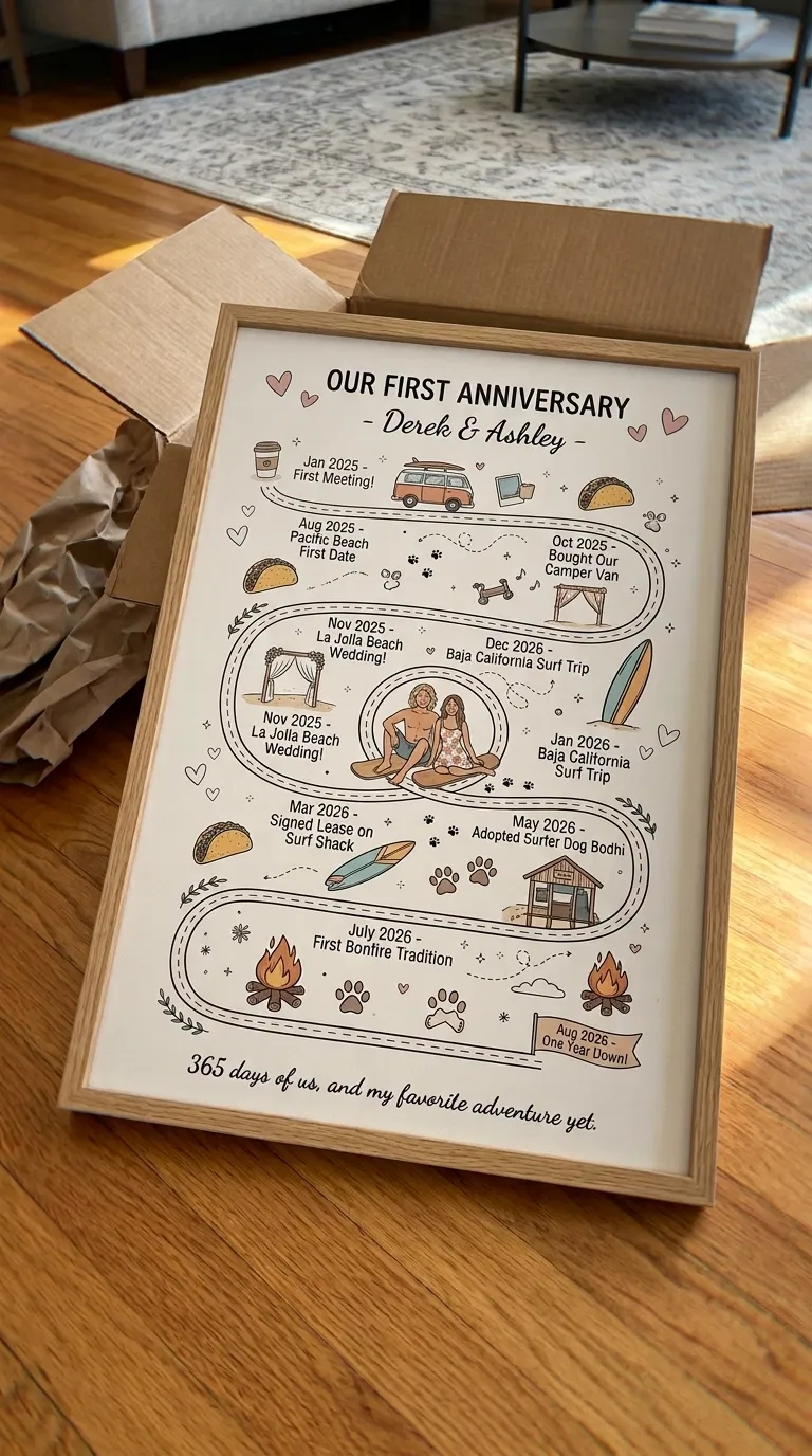 First Anniversary Map photo review