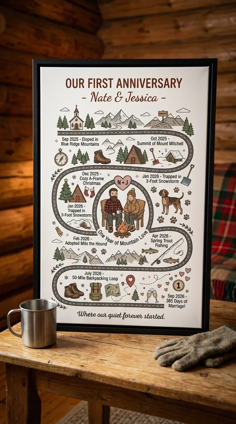 First Anniversary Map photo review