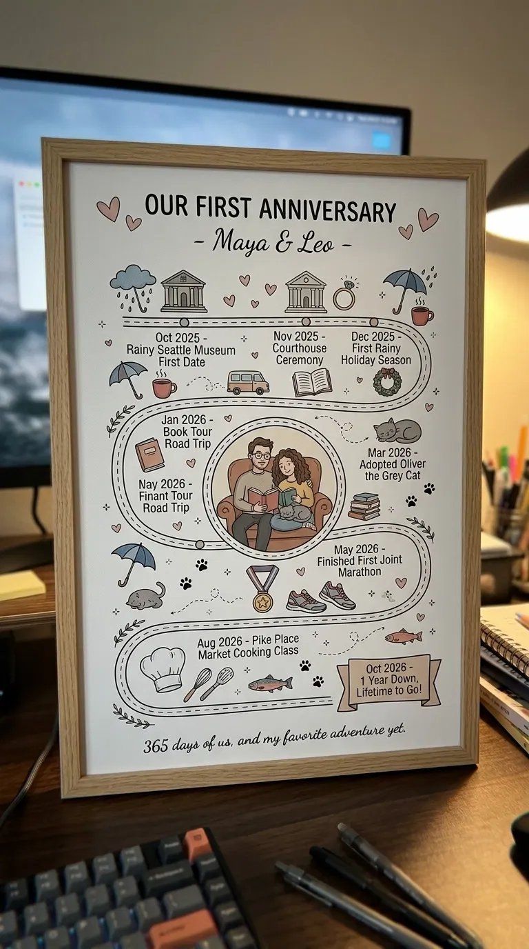 First Anniversary Map photo review