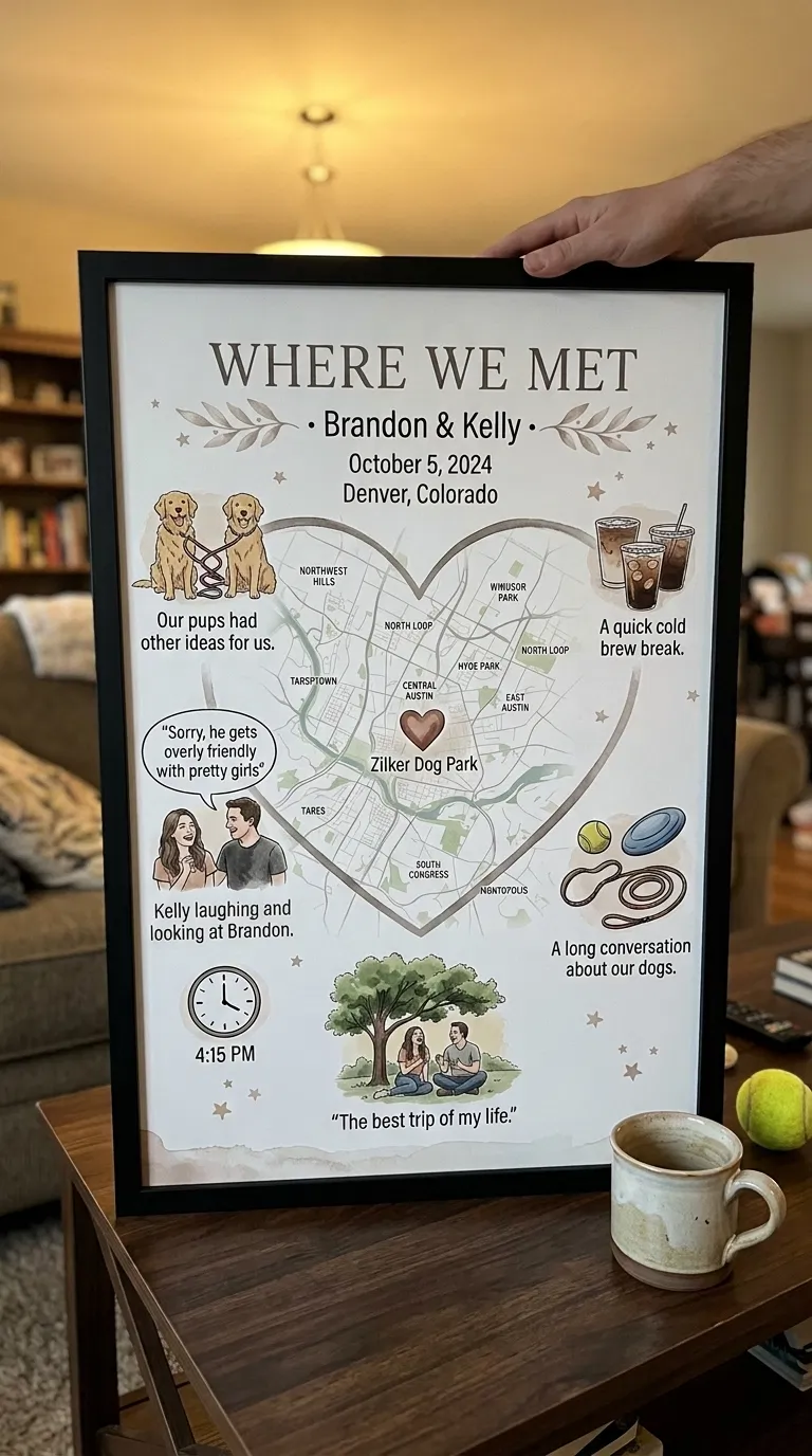 Where We Met Map photo review