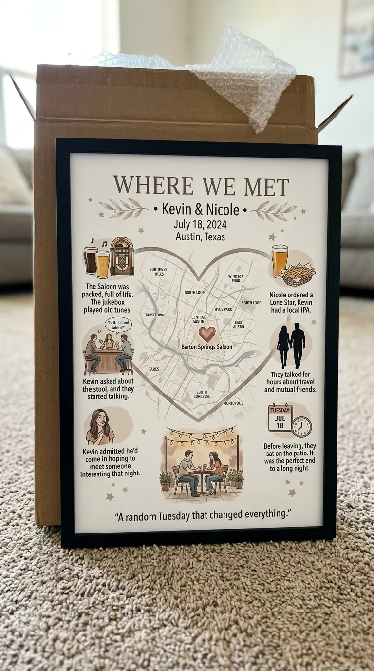 Where We Met Map photo review